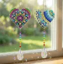 Set Diamantes x2u - Mandala Corazon Atrapasol (para armar)