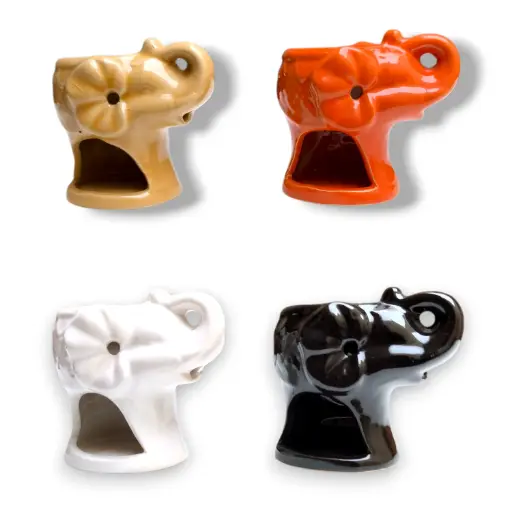 [ONC-034] Hornito a Vela Elefante (En caja - 8x8cm)