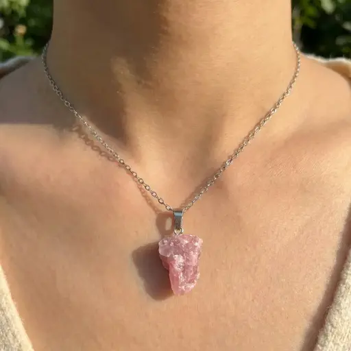 Dije en bruto de Cuarzo Cherry