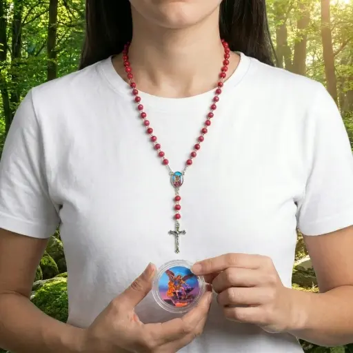 [ONC-129] Rosario Perfumado Arc. Miguel (En cajita plástica)