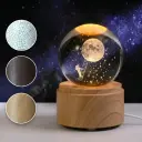 Lamp. Esfera GIRATORIA - Astronauta hacia la Luna (6cm)