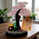 Bonsai de la Felicidad - Cuarzo Rosa (10x8cm)  