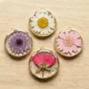Dije 3cm - Flor en Resina